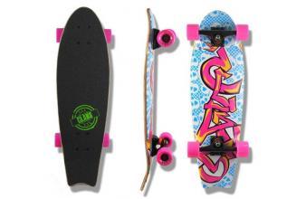 Clans Cruiser Skateboard Graffiti 8.25 x 27.75 inch