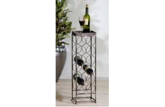 Designer wine rack made of metal for 12 bottles of wine bottle rack - bottle rack wine rack